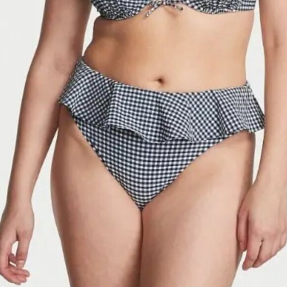 Victoria’s Secret Ruffle High-Waist Full-Coverage Bikini Bottom Size Small - Picture 9 of 9